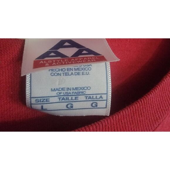 Bubba Gump Shrimp Long Sleeve Shirt Mens SZ L Alstyle Forest Gump - Picture 2 of 5